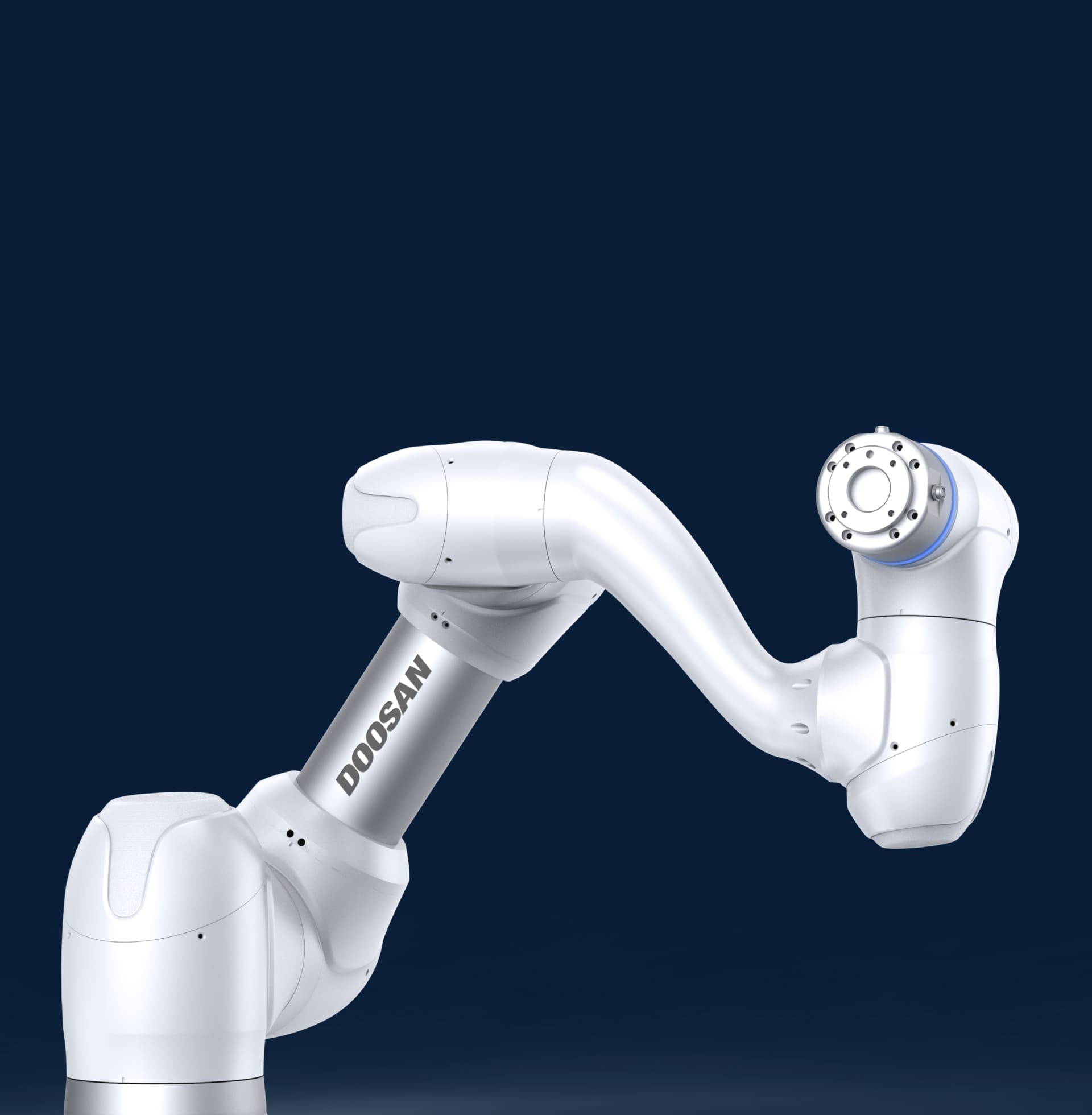 흰색 두산로보틱스 M1509 협동로봇 정면