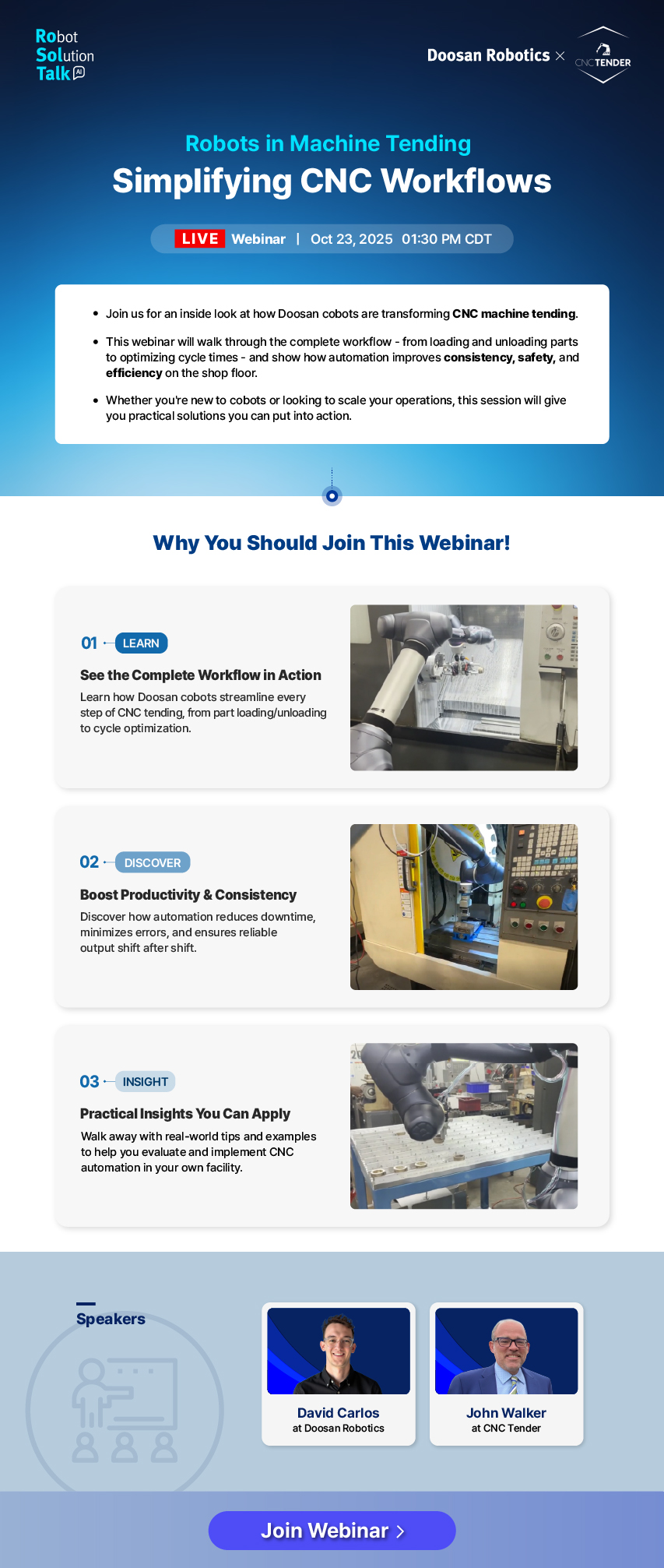 [Webinar] Robots in Machine Tending: Simplifying CNC Workflows